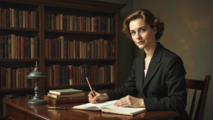 beeindruckende schriftstellerin