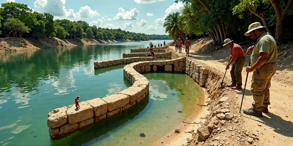 Sensationeller Fund enthüllt: 4000 Jahre alte Fischfanganlage in Belize entdeckt