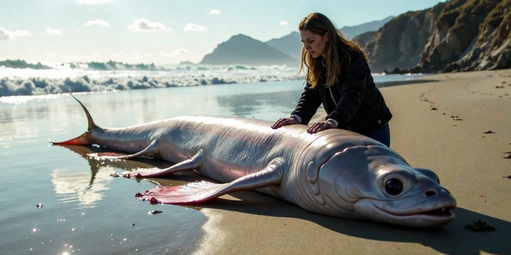 Ungewöhnliche Begegnung: Rätsel um den „Doomsday“-Fisch an der Küste Kaliforniens