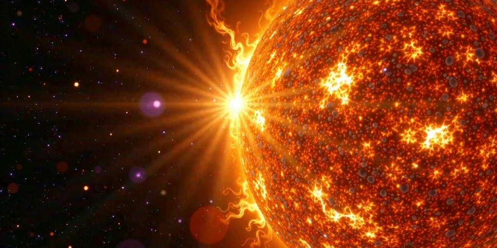 Das faszinierende Sonnenfeuer aus nächster Nähe betrachtet