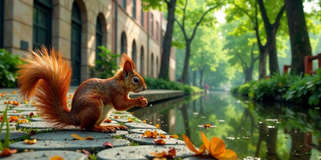 Die geniale Anpassung der Stadteichhörnchen